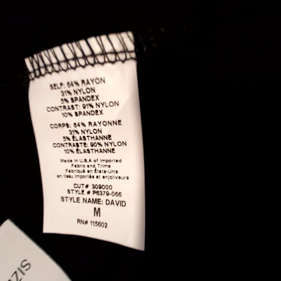 Miki Womens Black Stretch Pants Size M Nylon & Spandex Mid-Rise Slim Fit - Picture 6 of 8